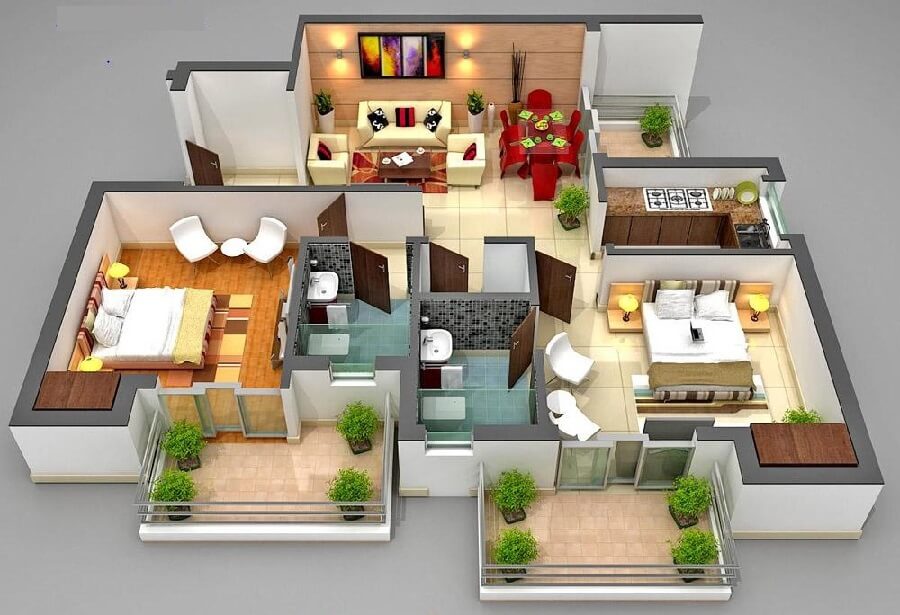 2bhk interior design cost in pune